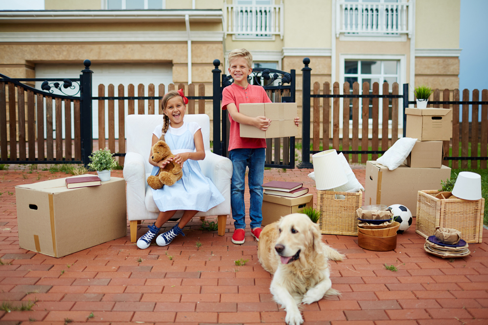 moving with children and pets